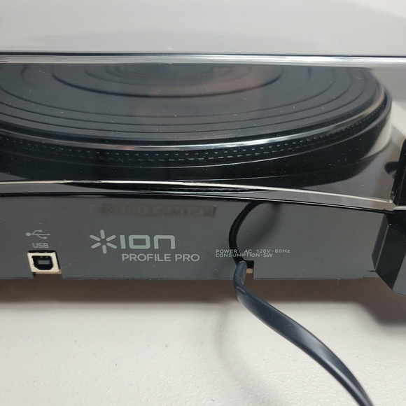 ION PROFILE LP Turntable (AC Mains Powered) Transfer Vinyl To MP3 Via PC Or Mac - Picture 5 of 12